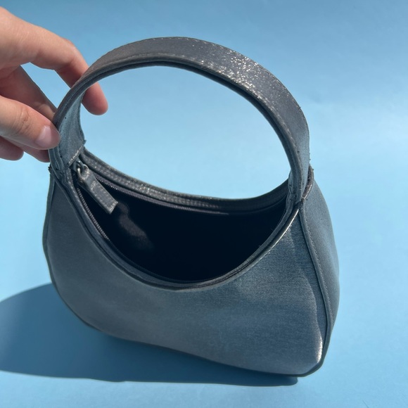 Elegant Metallic dark gray Women's Handbag - Picture 4 of 7